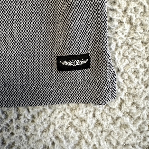 Straight Down Shirt Men's Medium Gray Golf Polo Knit Rayon Blend Activewear - Picture 5 of 13